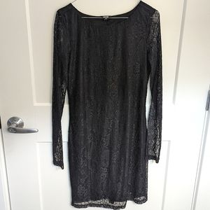 ASOS Maya black long sleeve dress size M
